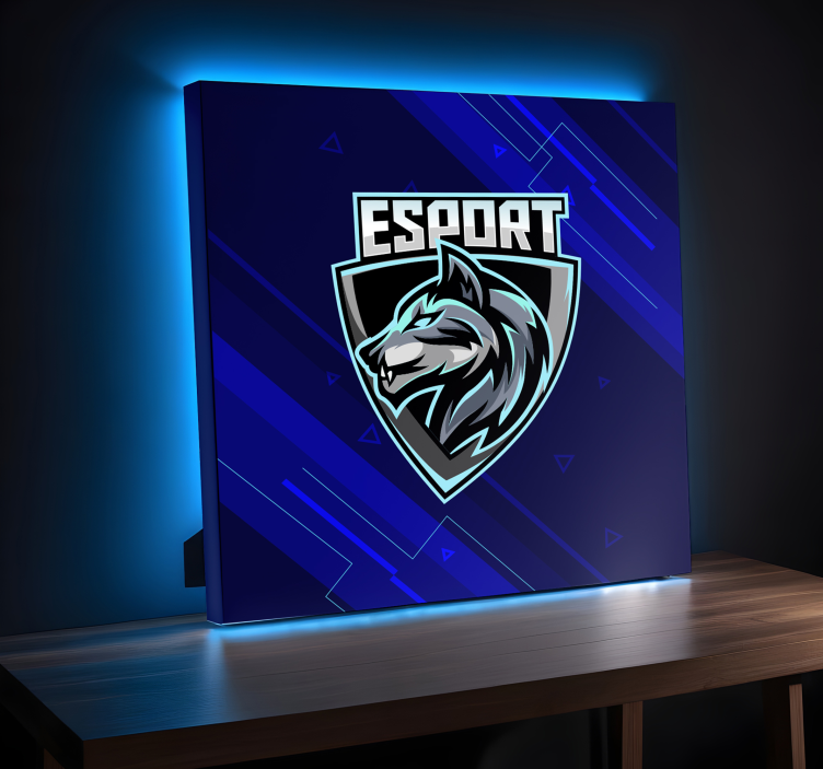 E-sport logo video game canvas art - TenStickers