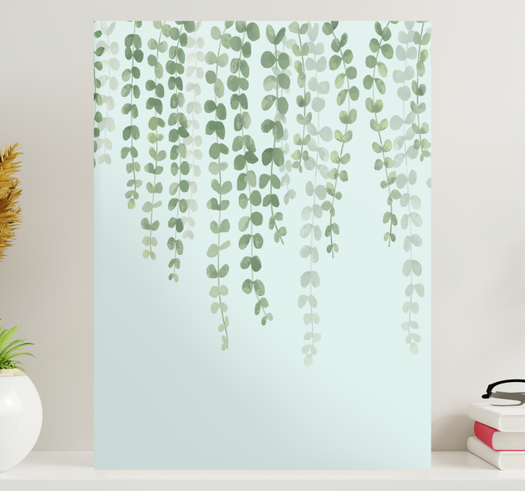 Hanging elegant plants Plant canvas prints - TenStickers