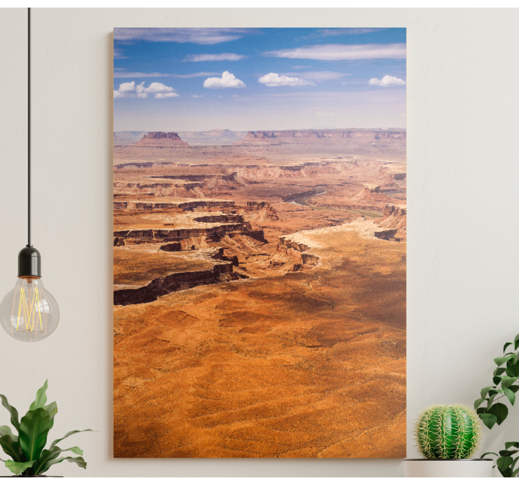 Landscape canvas desert canyon view - TenStickers
