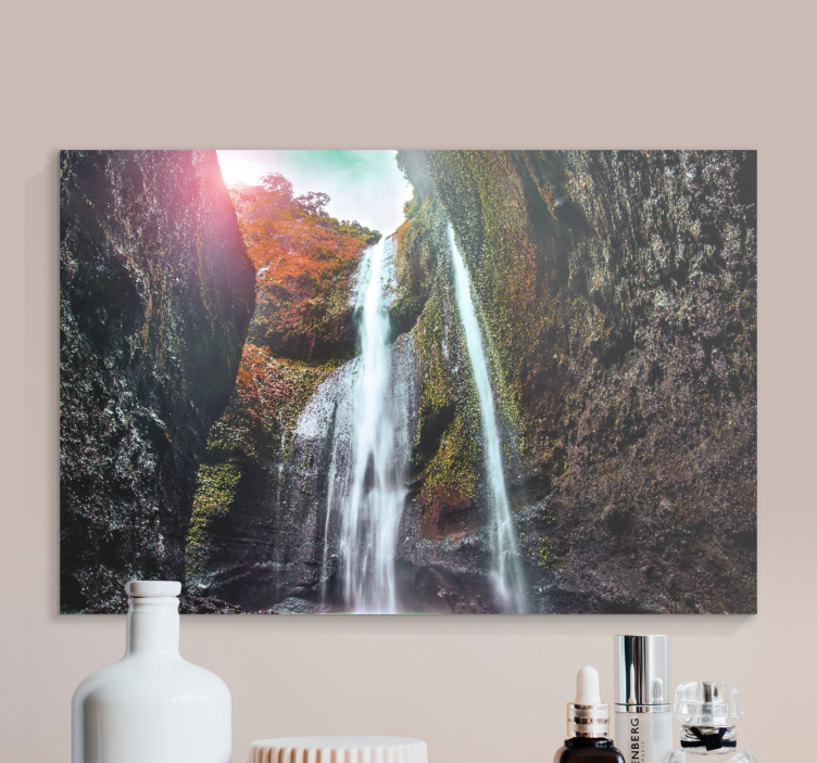 Landscape canvas grand cascade view - TenStickers