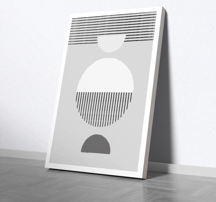 Nordic style dining room canvas art - TenStickers