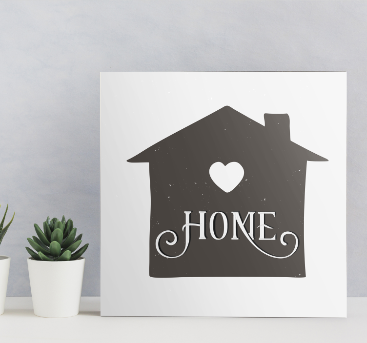 Quote canvas for heartfelt home expression - TenStickers