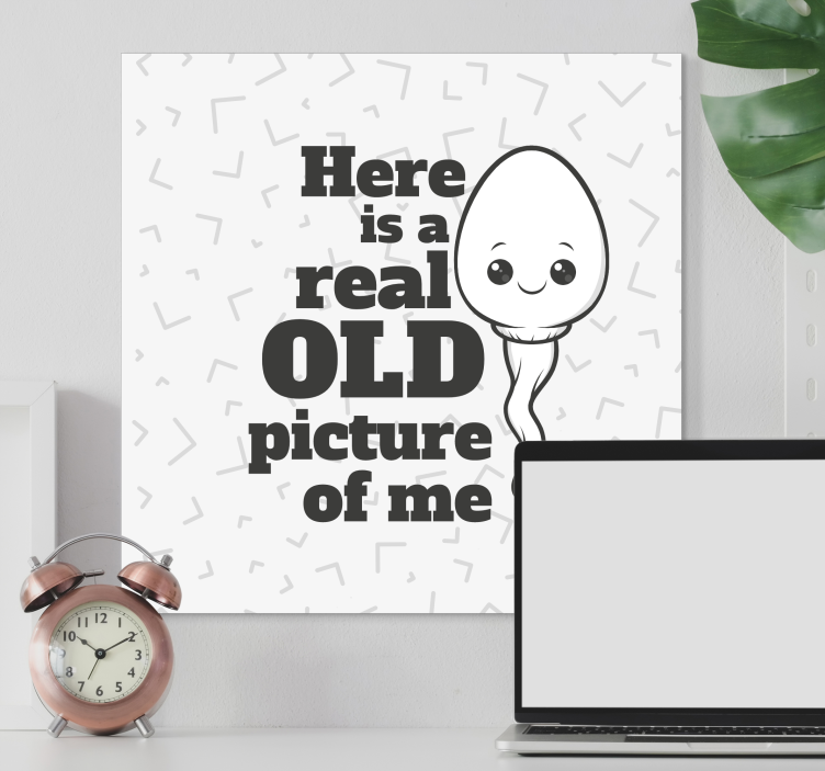 Retro canvas nostalgic keepsake - TenStickers