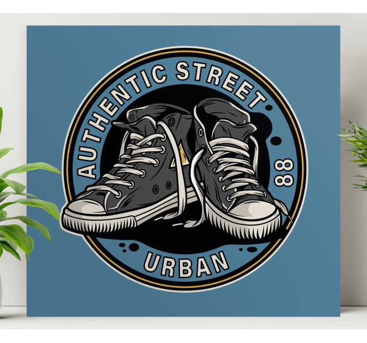 Sports canvas art urban sneakers style - TenStickers