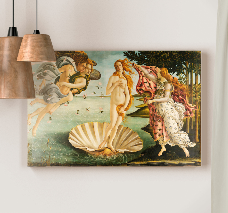 The Birth of Venus canvas wall art - TenStickers
