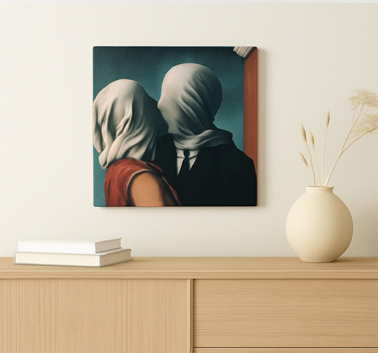 The Lovers design canvas art - TenStickers