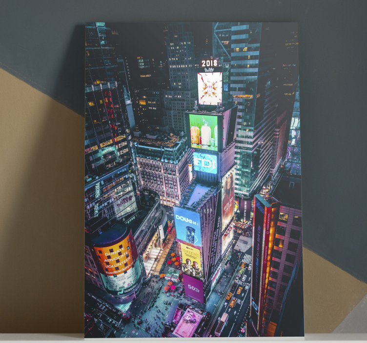 Time square New York  city canvas prints - TenStickers