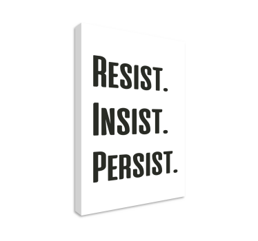 Empowerment message quote canvas - TenStickers
