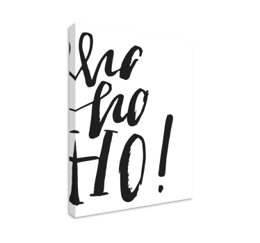 Ho ho ho!  Christmas wall canvas - TenStickers