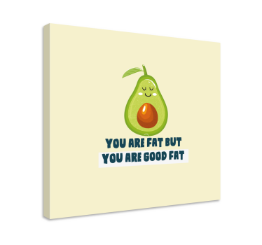 Funny quote with Avocado wall art quote prints - TenStickers