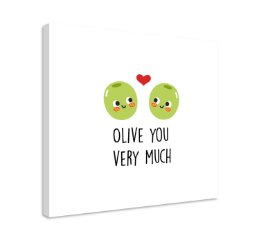 Funny quote with Olives wall art quote prints - TenStickers