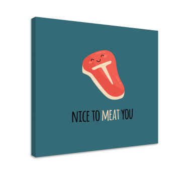 Nice to meat you quotes wall art quote prints - TenStickers