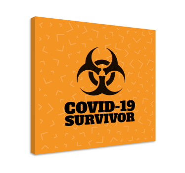 Survivor statement quote canvas - TenStickers