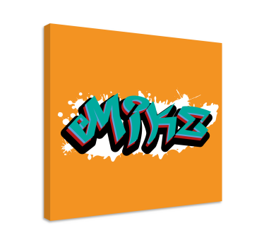 Abc canvas wall art stylish typography art - TenStickers
