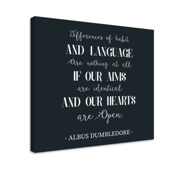 Quote canvas inspirational quote display - TenStickers