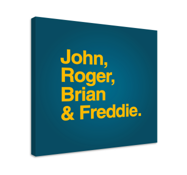 Abc canvas wall art personalized name art - TenStickers