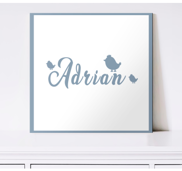 Abc canvas wall art customized name art print - TenStickers