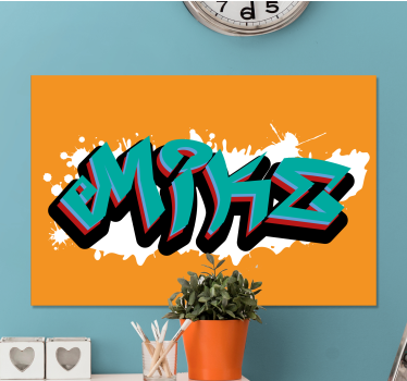 Abc canvas wall art stylish typography art - TenStickers