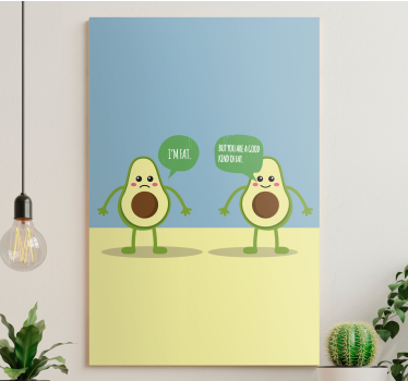 Avocado Good Fat Quote wall art quote prints - TenStickers