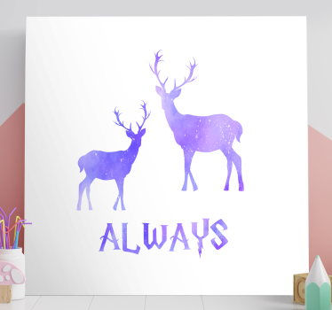Harry Potter stag canvas prints - TenStickers