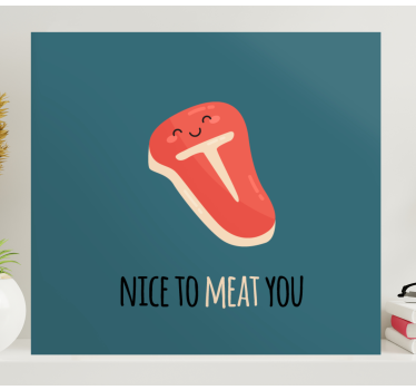 Nice to meat you quotes wall art quote prints - TenStickers