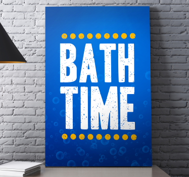 Quote canvas splash time joy - TenStickers