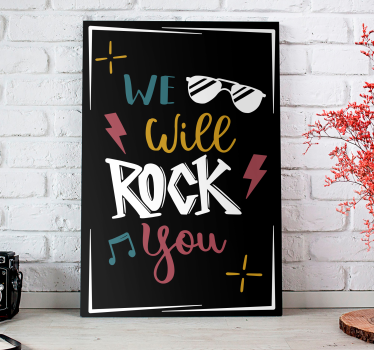 Quote canvas uplift your spirit - TenStickers