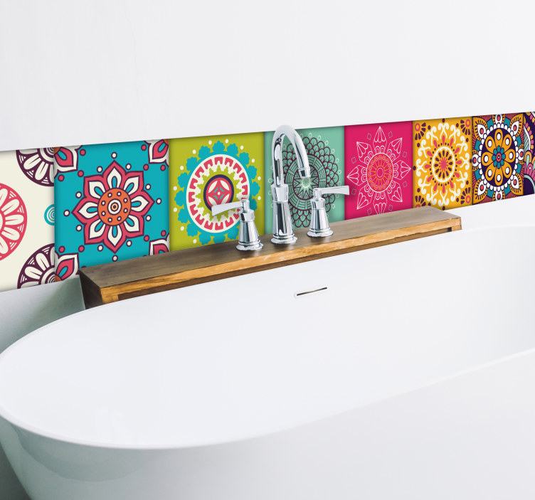 Moorish wall border tile transfer - TenStickers