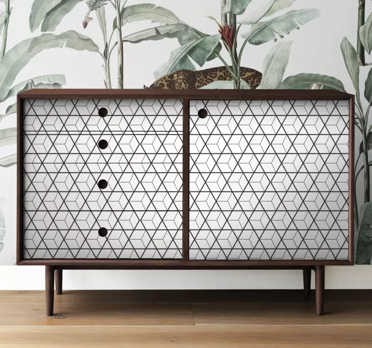 Scandinavian motifs furniture sticker - TenStickers