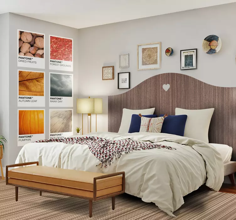 Headboard Bedroom Sticker - TenStickers