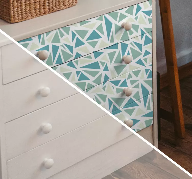 Retro Mosaic Tile Transfer - TenStickers