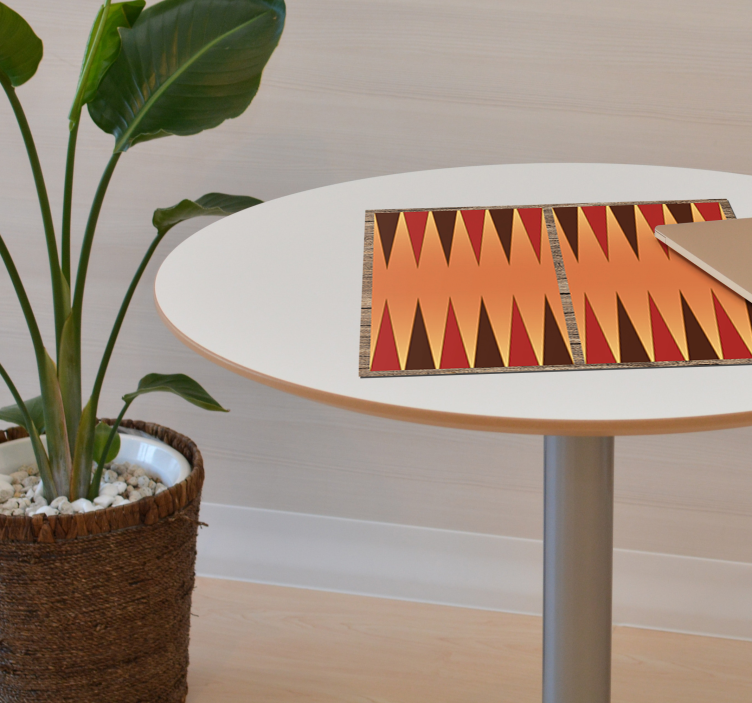 Backgammon Board Furniture Sticker - TenStickers