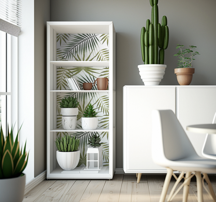 Palm Leaves furniture decal   - TenStickers