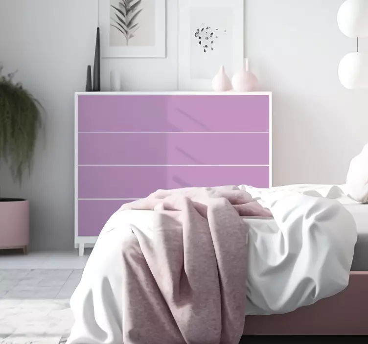  Matte Pink furniture decal   - TenStickers