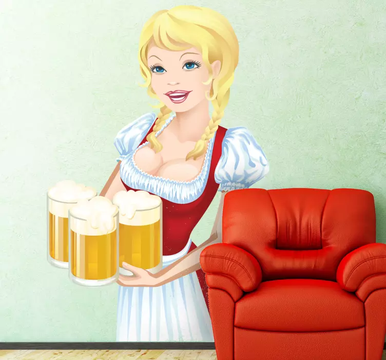 German Beer Sticker - TenStickers