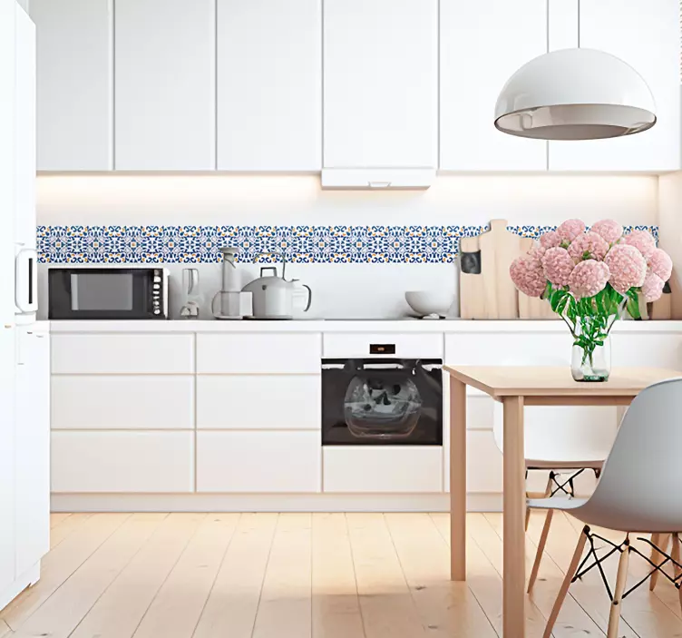 Portuguese Filigree Tile Sticker - TenStickers