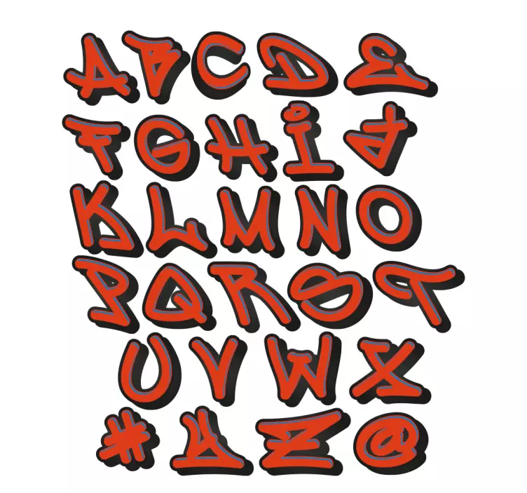 Graffiti for gamers teenage wall sticker - TenStickers