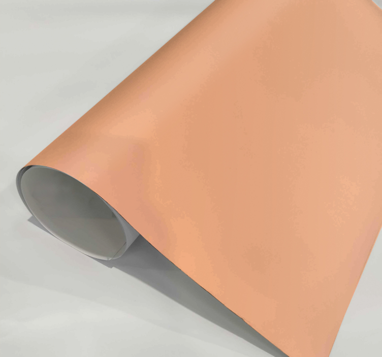 Peach fuzz plain vinyl furniture sticker - TenStickers