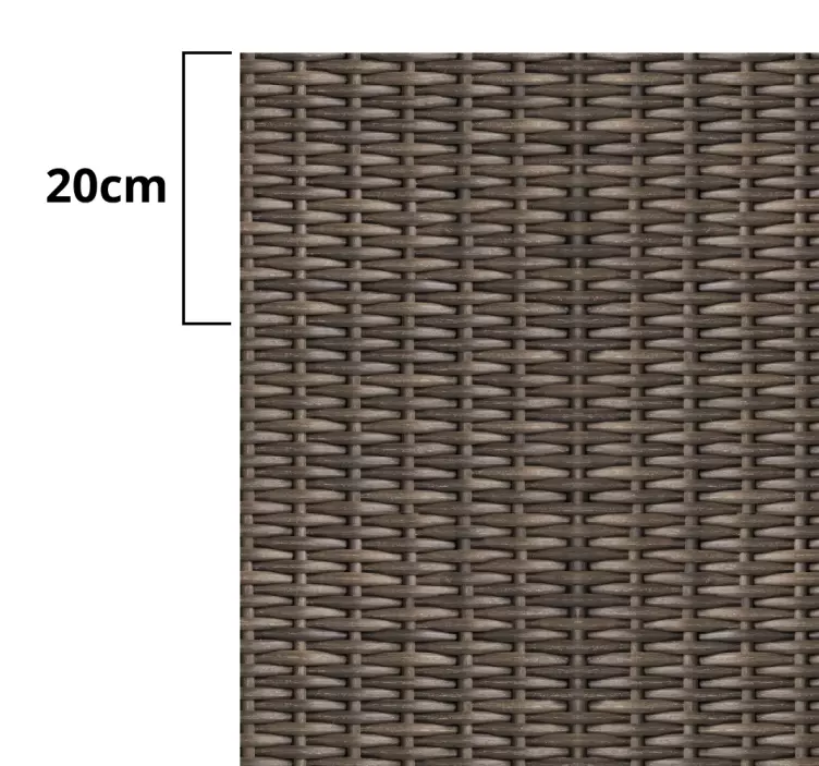 Woven Rattan furniture decal   - TenStickers