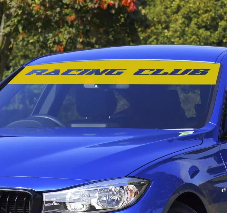 Customised text car sticker - TenStickers