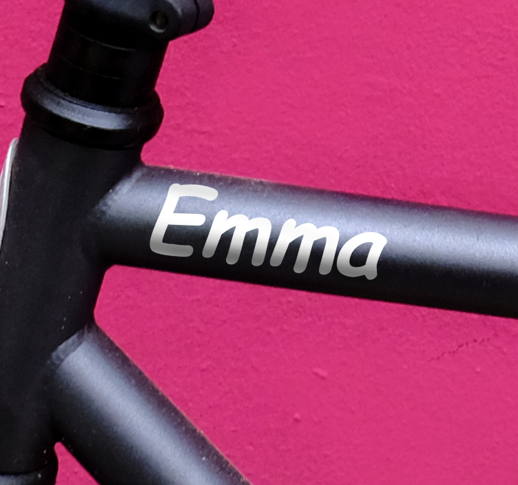 Handwritten style bike sticker - TenStickers