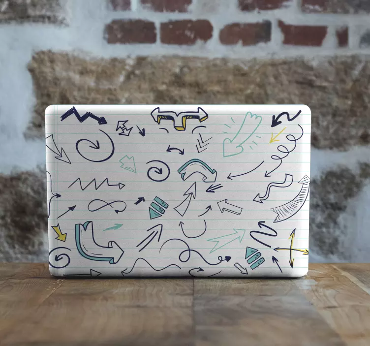 Abstract Line Patterns laptop skin - TenStickers