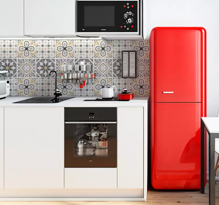 Amiaz cement tiles vinyl sticker - TenStickers