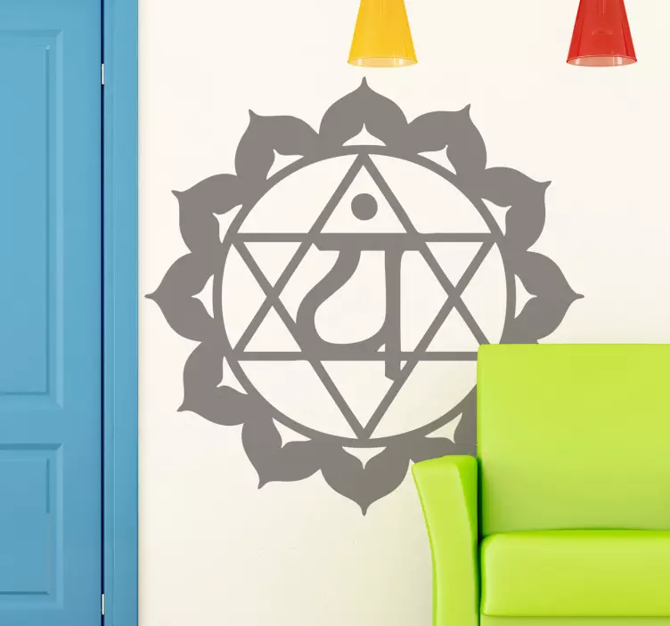 Anahata Chakrea Decorative Sticker - TenStickers