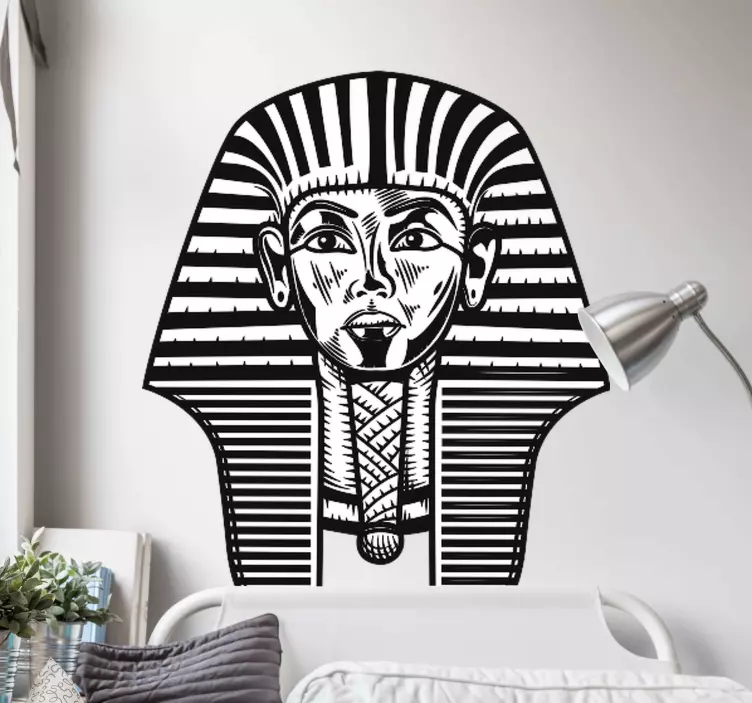 Ancient Pharaoh Tribute location wall sticker - TenStickers