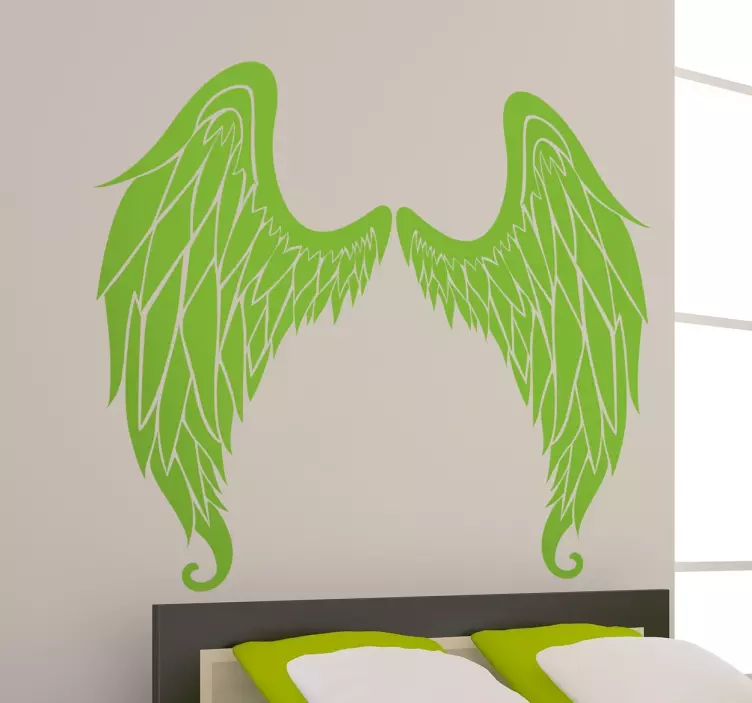 Angel Wings Wall Art Sticker - TenStickers