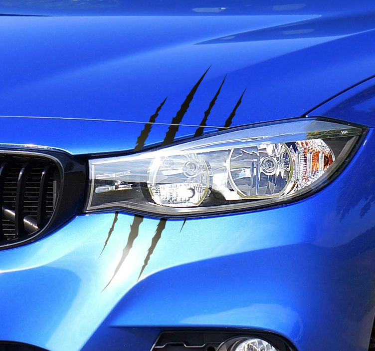 Animal claw car decals for headlights - TenStickers