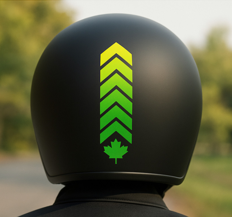 Arrows design motorcycle decal - TenStickers