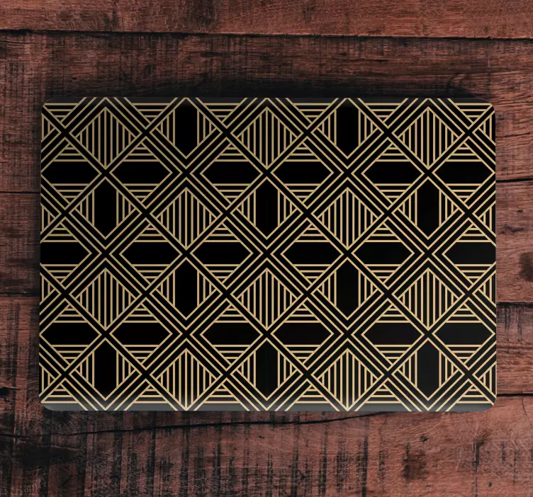 Art deco Great Gatsby pattern laptop skins - TenStickers