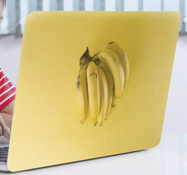 Banana Bunch Art laptop skin - TenStickers